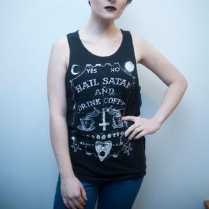 BLACKCRAFT CULT "Hail Satan Drink Coffee" Tank